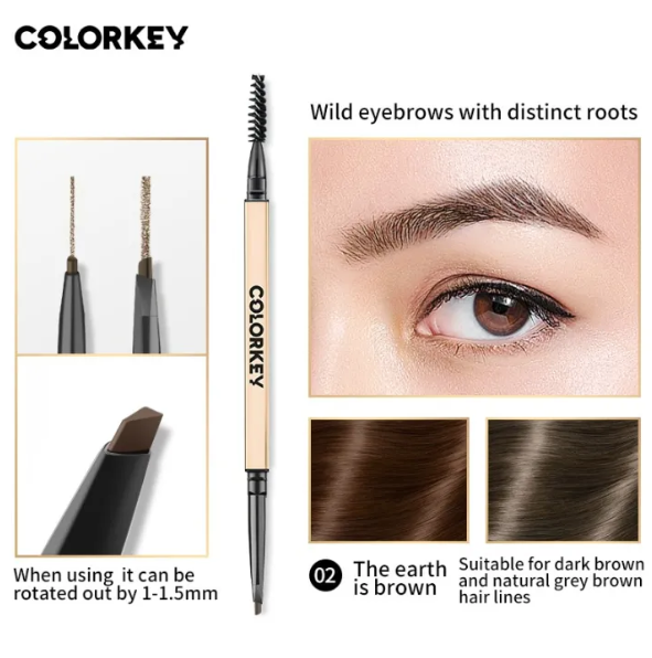 COLORLEY Sketch Eyebrow Pencil 02 Earth Brown