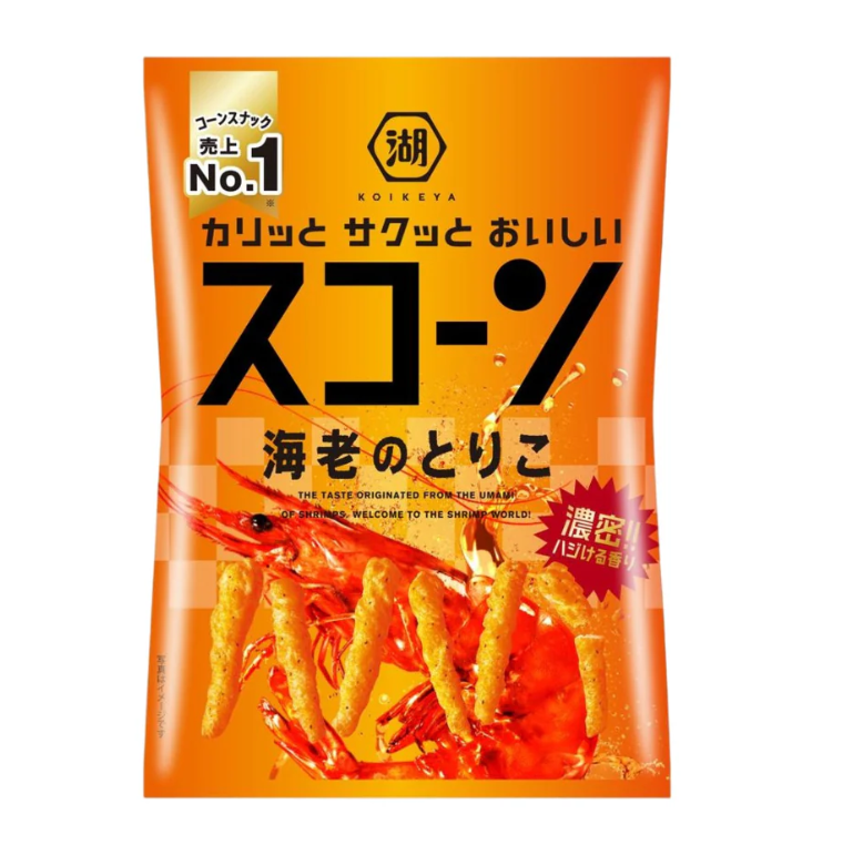 Koikeya Corn Snack Rich Shrimp Flavor - 70g*4 packs (Copy)
