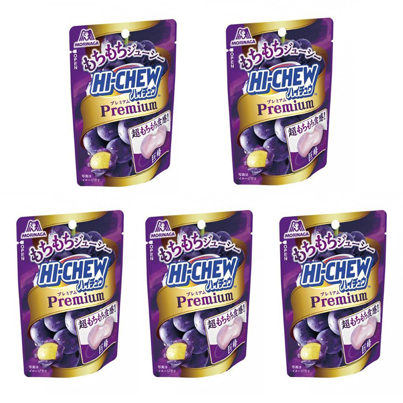 Morinaga Hi-Chew Premium – Kyoho Grape 32g × 5 bags