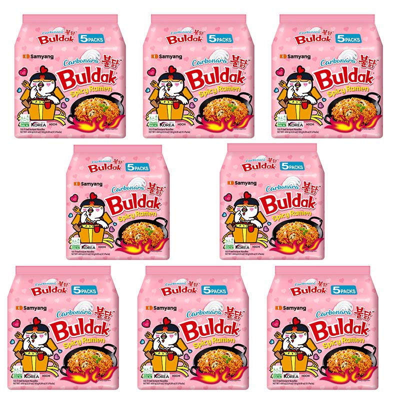 Samyang Buldak Carbonara Spicy Ramen 5 pack*8 Bags