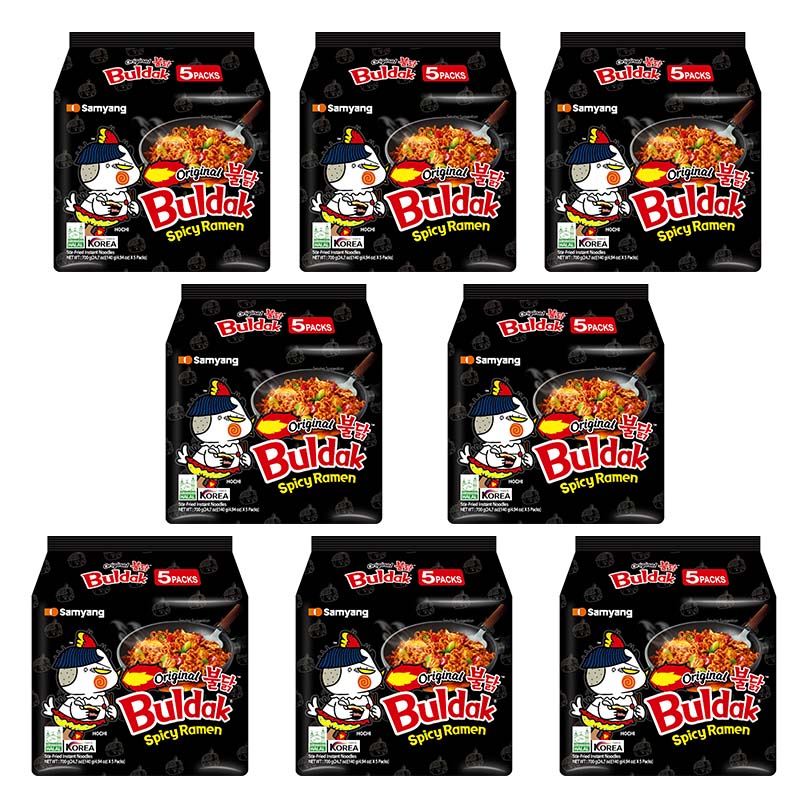 Samyang Buldak Original Spicy Ramen 5 pack*8 Bags