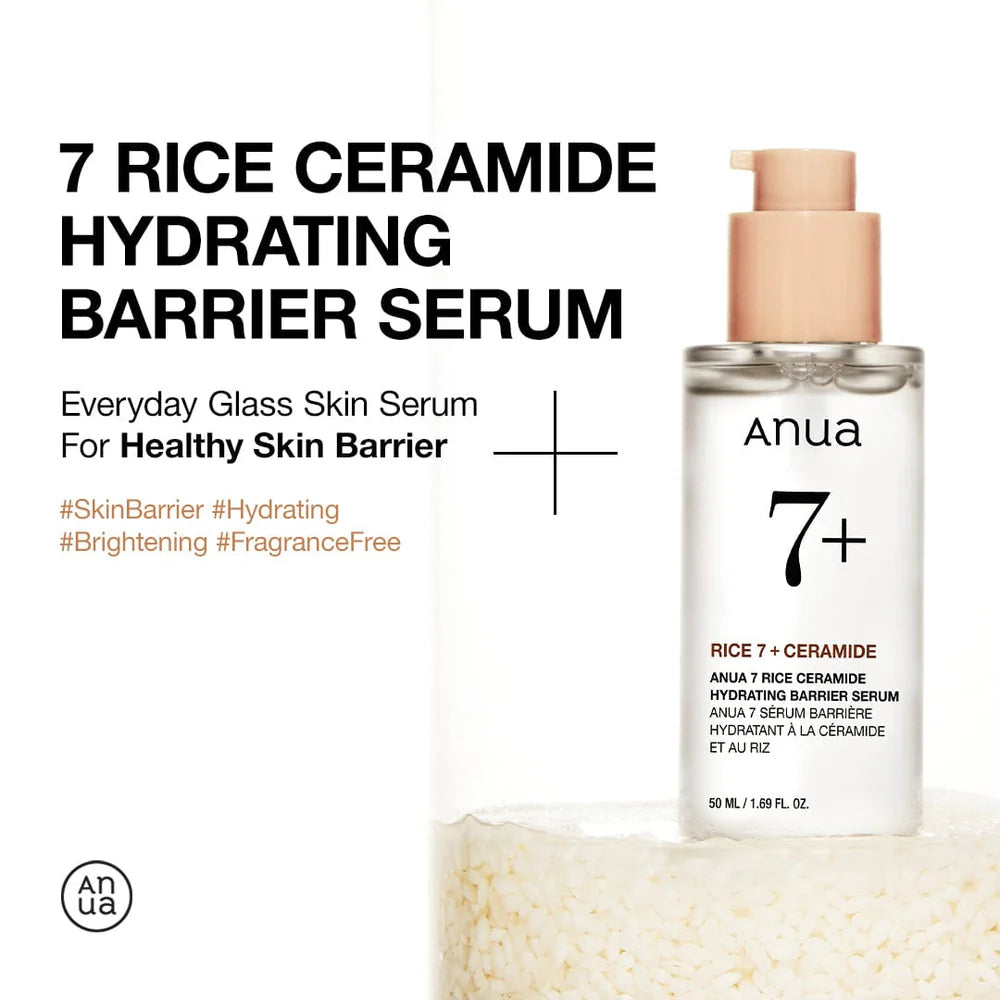 ANUA Rice Ceramide 7 Hydrating Barrier Serum,50ml