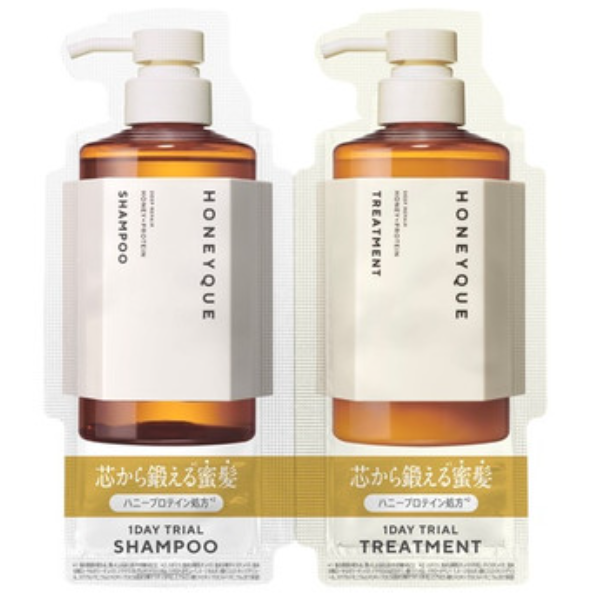 Honeycue Deep Repair Shampoo Moist +Hair Treatment 10ml + 10ml