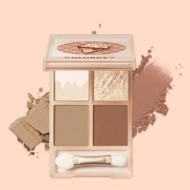 COLORKEY Pink Sweetie Ice Cream Series Eyeshadow Palette #03 Nama Choolate