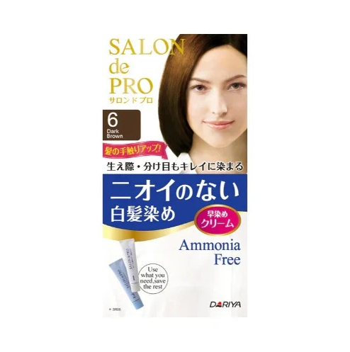 DARIYA Salon De Pro No Smell Hair Colour, 6 Dark Brown