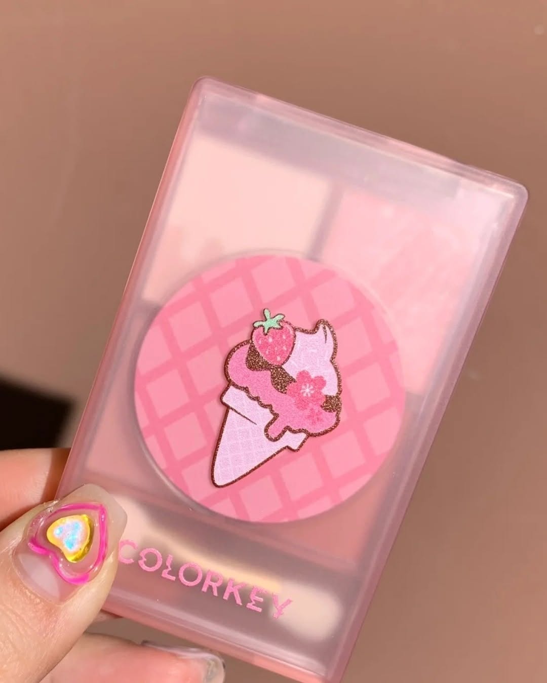 COLORKEY Pink Sweetie Ice Cream Series Eyeshadow Palette #01 Lychee Season