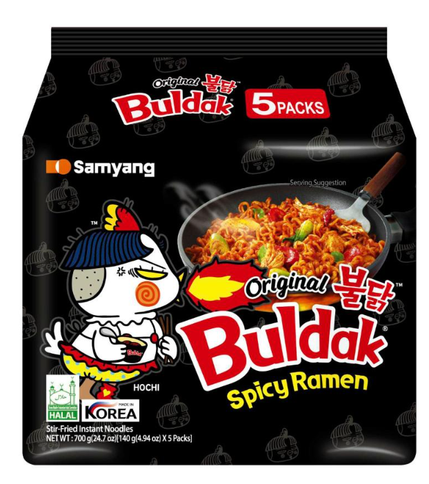 Samyang Buldak Original Spicy Ramen 5 pack*8 Bags