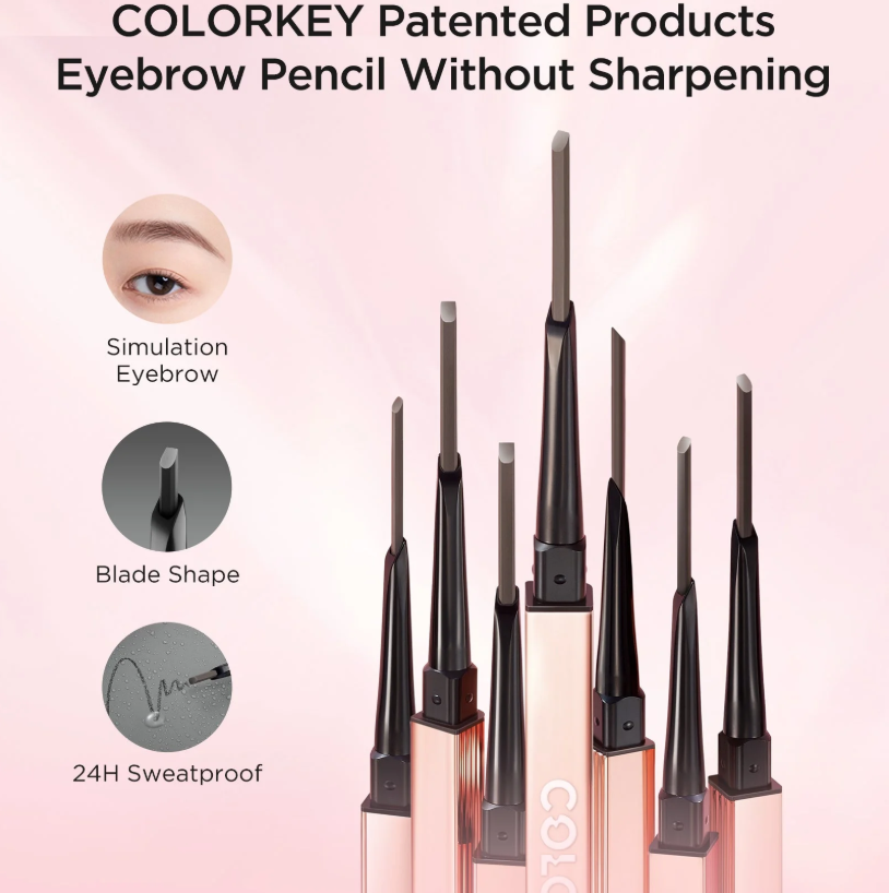 COLORKEY Sketch Eyebrow Pencil Blade Version 01 Mocha Brown