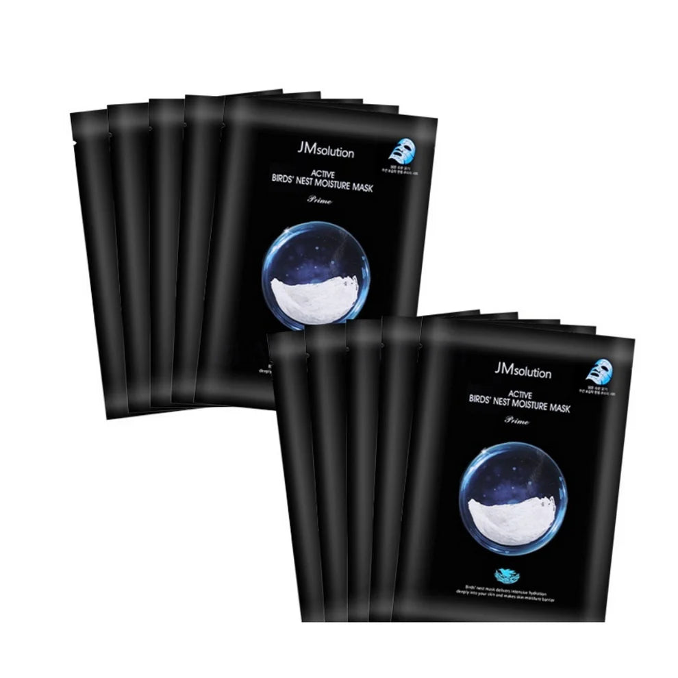 JM Solution Active Bird's Nest Moisture Mask 10-Pack