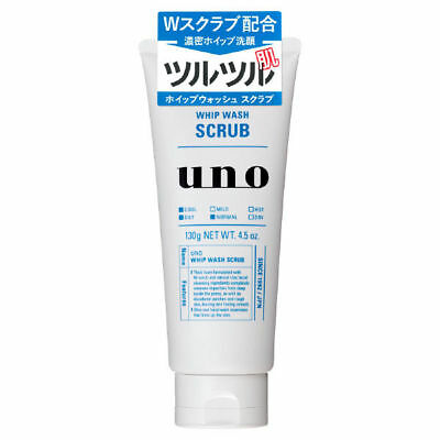 SHISEIDO UNO Whip Wash, Scrub (130g)