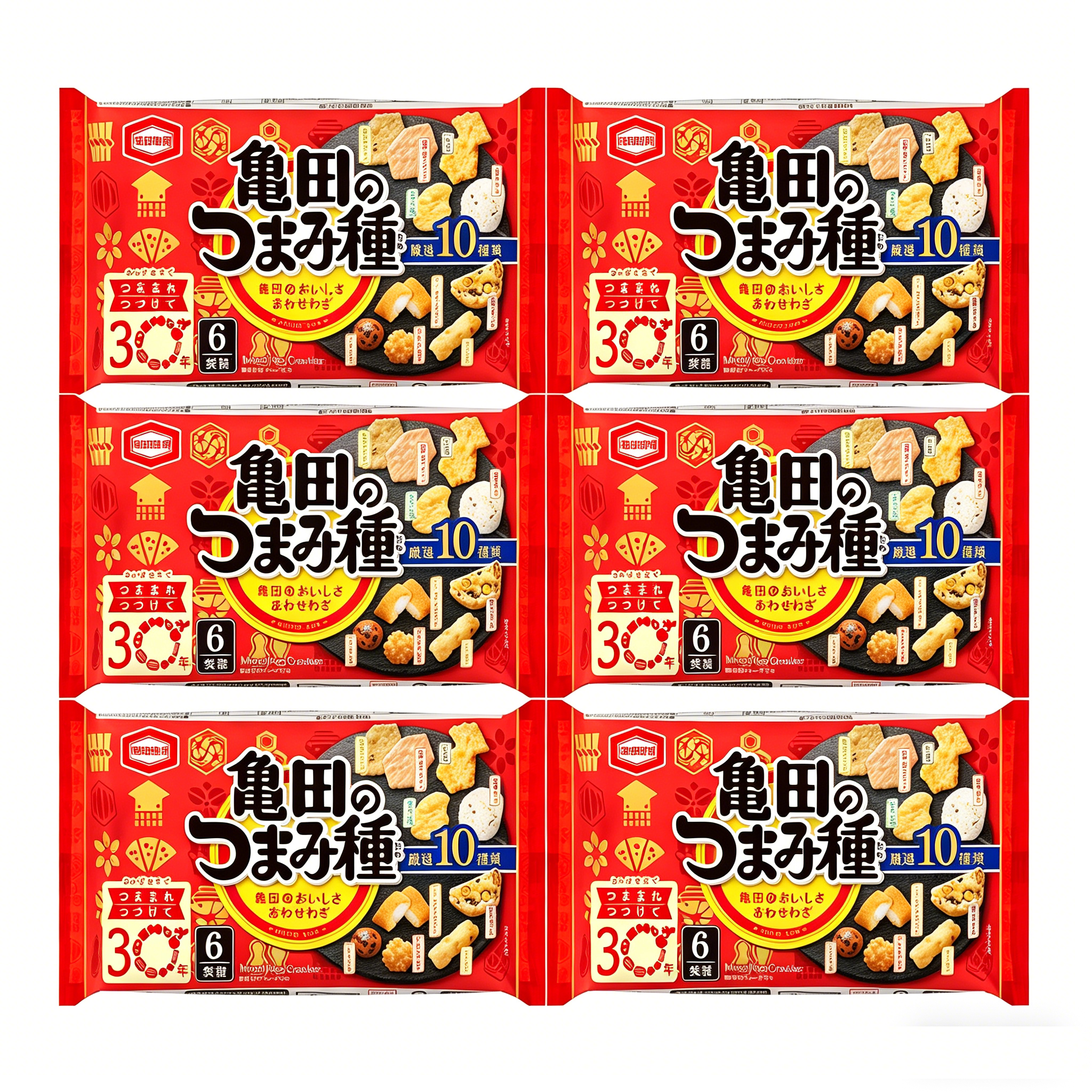 Kameda Rice Cracker Snack Selection 120G*6 bags