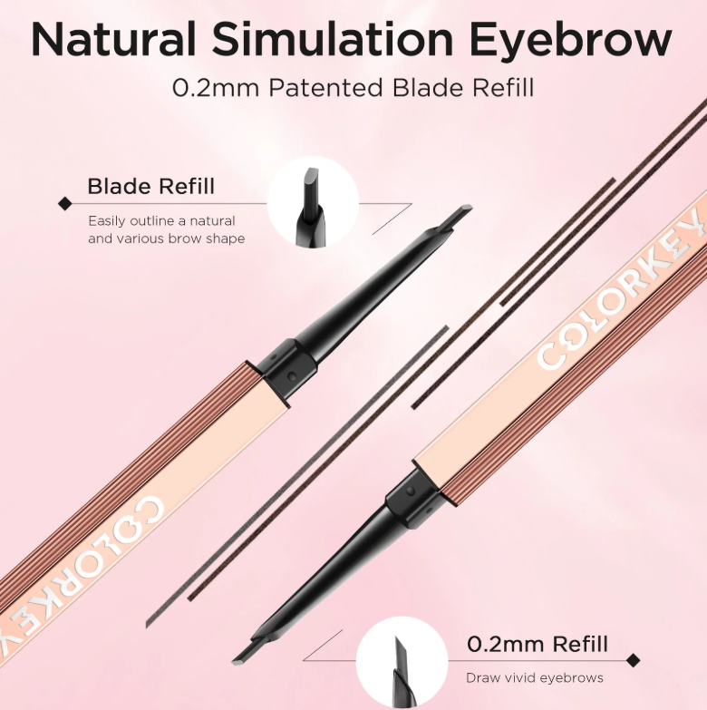 COLORKEY Sketch Eyebrow Pencil Blade Version 04 Arsh Brown