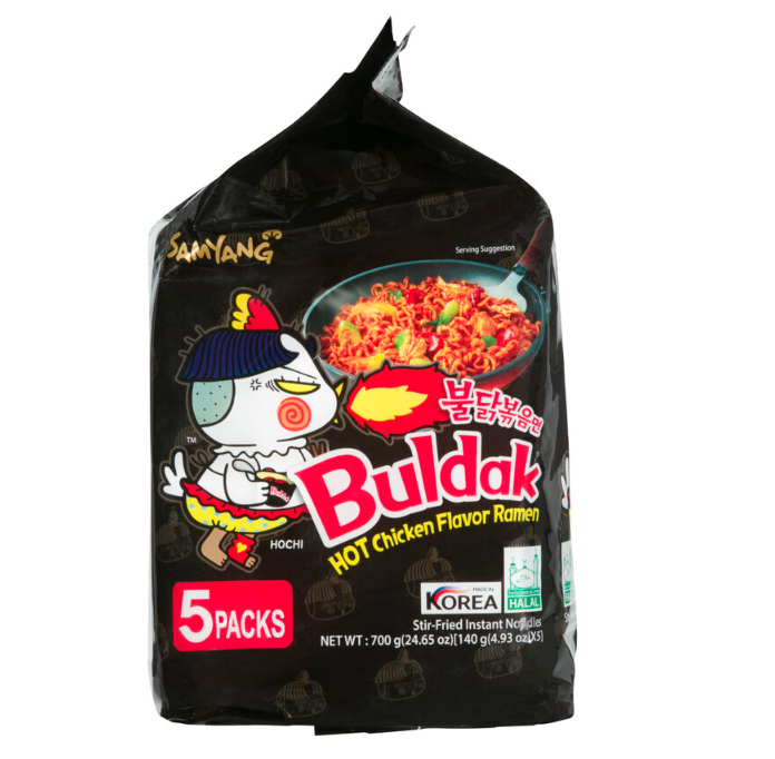Samyang Buldak Original Spicy Ramen 5 pack*8 Bags