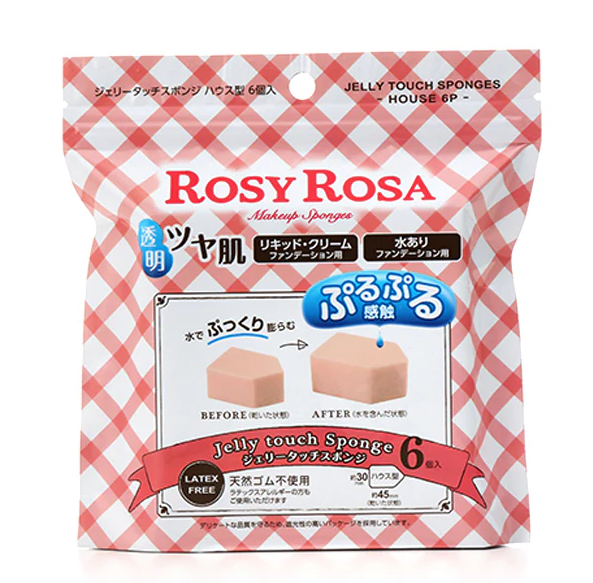 Rosy Rosa Jelly Touch Sponge House 6P