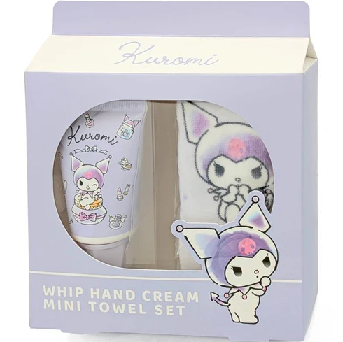 HO-BI SANRIO KUROMI WHIP HAND CREAM & TOWEL GIFT SET