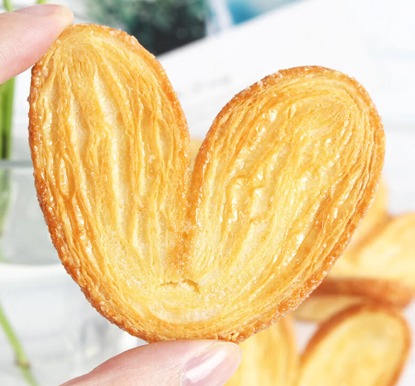 Sanritsu Genji Pie Heart-Shaped Puff Pastry Cookies 22pcs*2bags