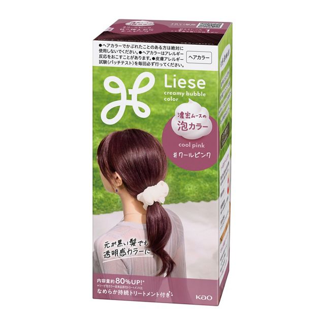 Kao Liese Foam Color For Black Hair 115ml COOL PINK