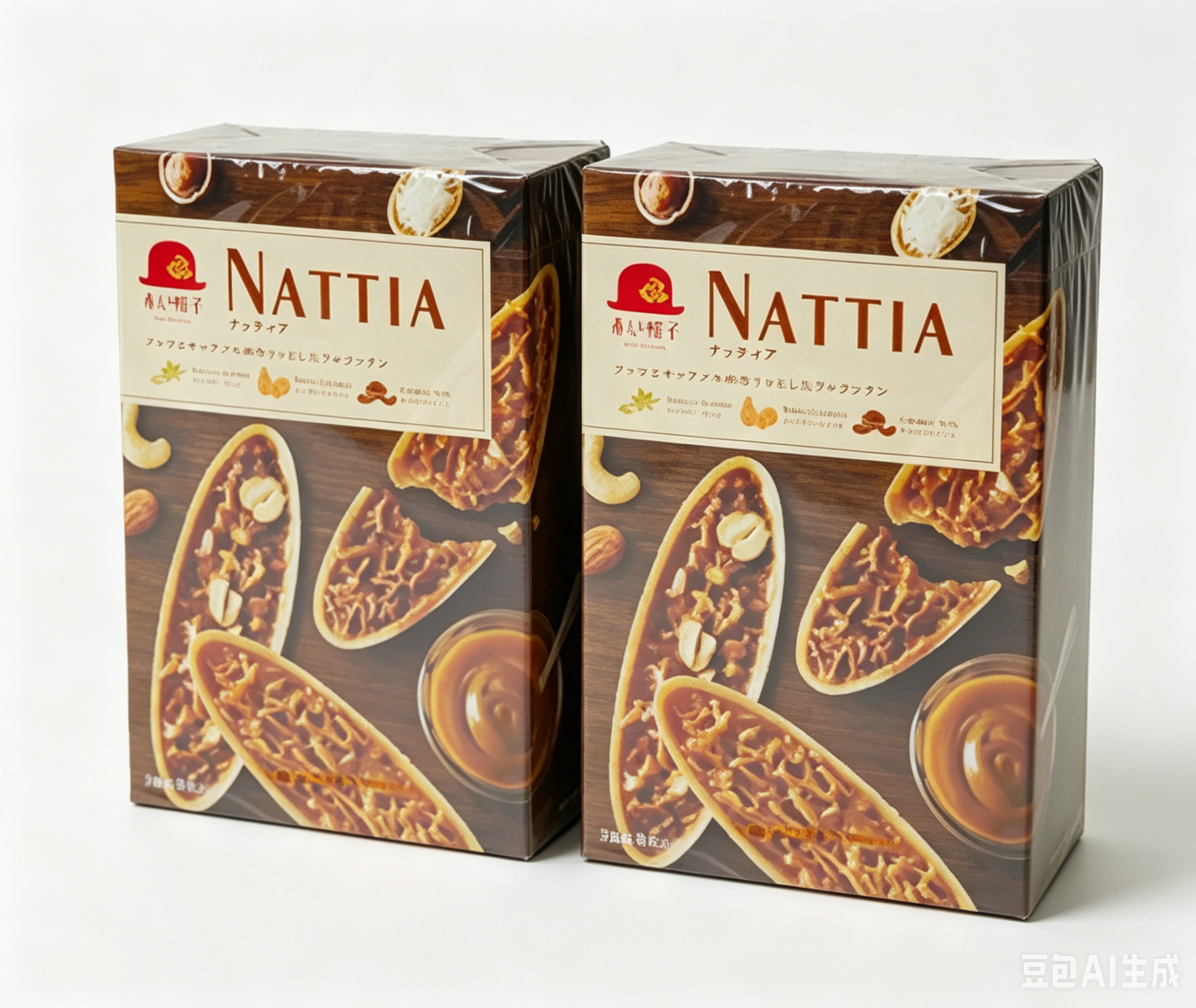Akai boushi Red Hat Nattia Boat-Shaped Cookies - 8 Pieces*2 Boxes