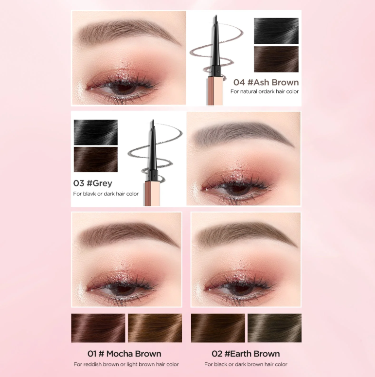 COLORKEY Sketch Eyebrow Pencil Blade Version 04 Arsh Brown