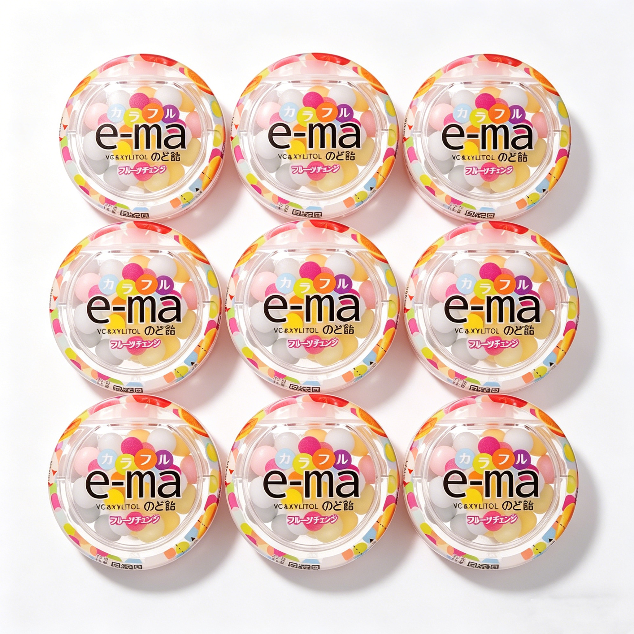 Ema Colorful Fruit Throat Candy - 33g X 6 bags