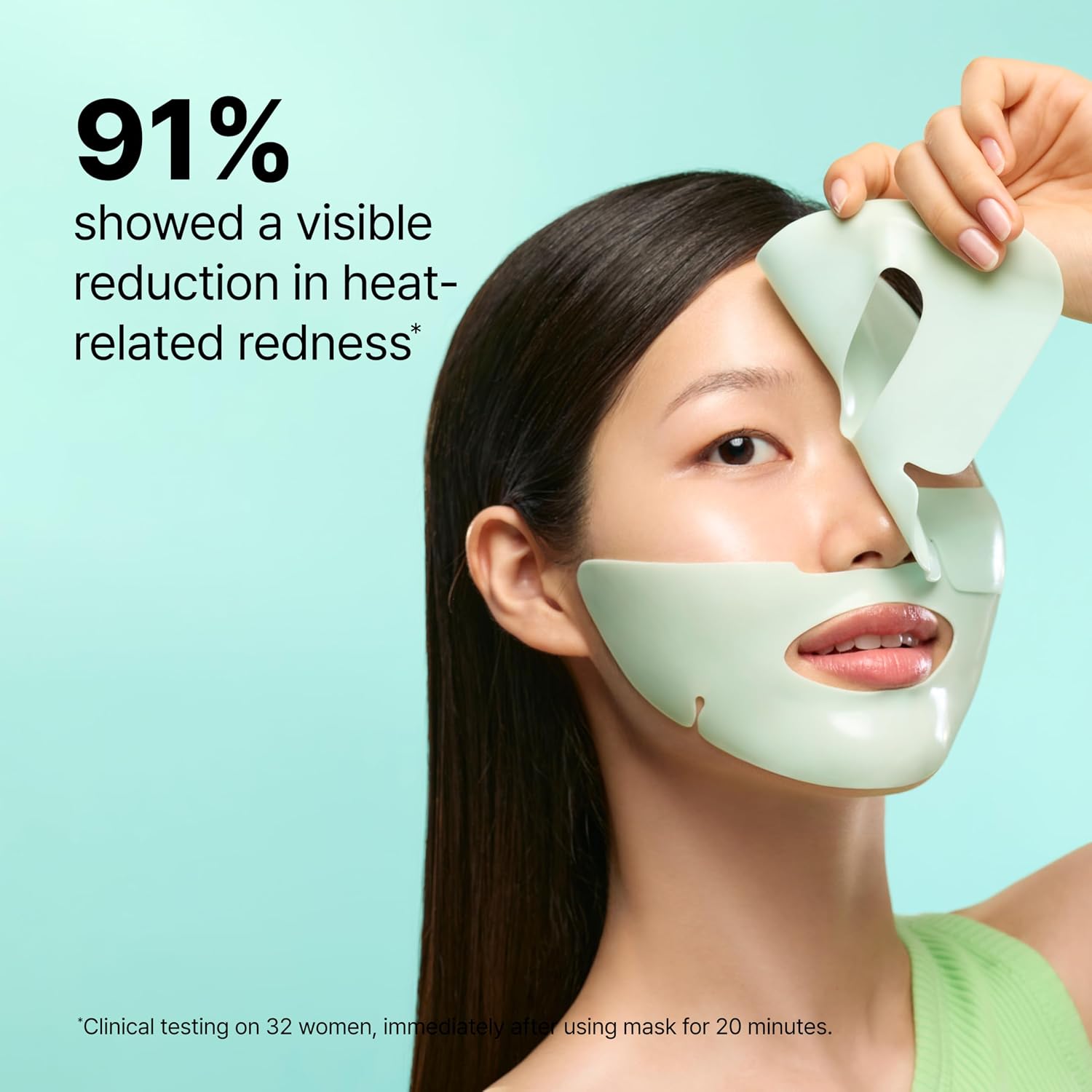 Dr.Jart+ Cryo Rubber Soothing Mask, 4 g Ampoule + 40 g Rubber Mask,1 Sheet|Korean Face Mask