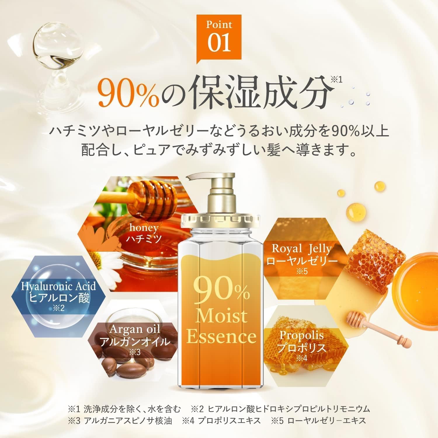 & honey Melty Moist Repair Shampoo Step1.0 440ml
