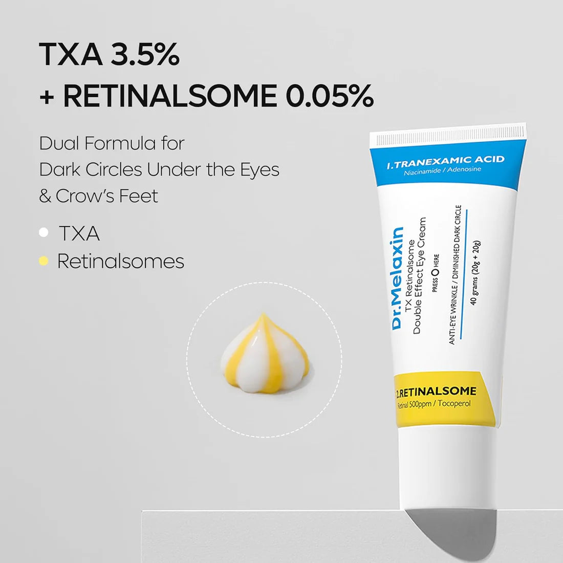 Dr.Melaxin TX Retinalsome Double Effect Eye Cream 40g