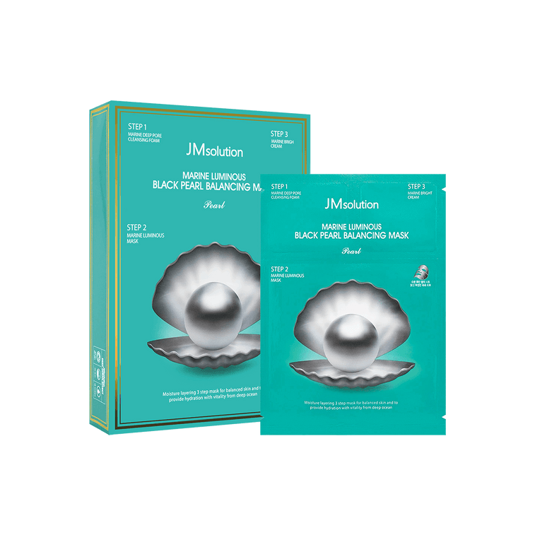 JM Solution Marine Luminous Black Pearl Balancing Mask Plus 10psc