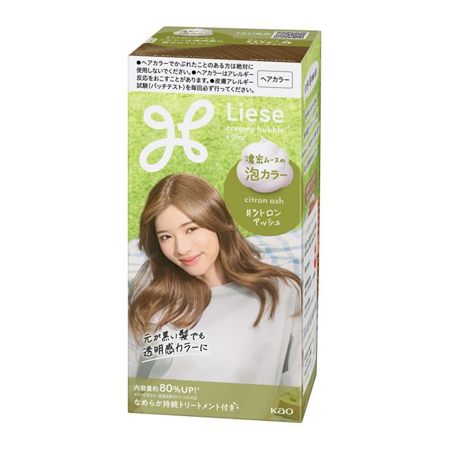 Kao Liese Foam Color For Black Hair 115ml CITRON ASH