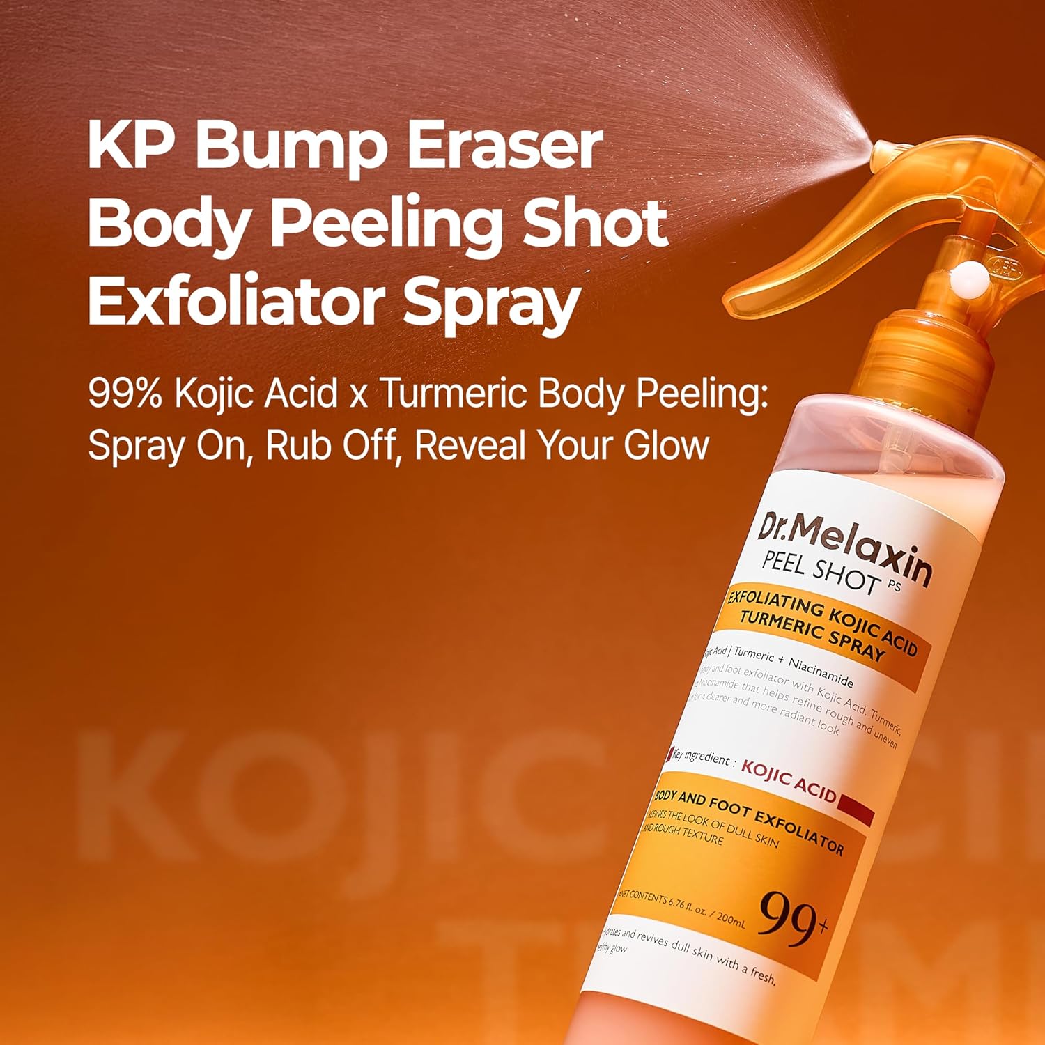 Dr.Melaxin PEEL SHOT EXFOLIATING KOJIC ACID TURMERIC SPARY 200ml