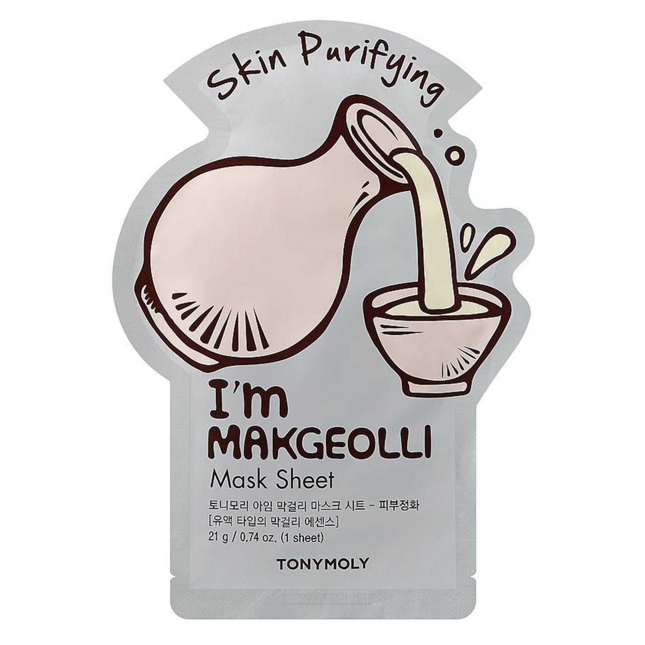 Tonymoly Im Real Makgeolli Face Mask 1 Sheet 0.74Oz (21g)