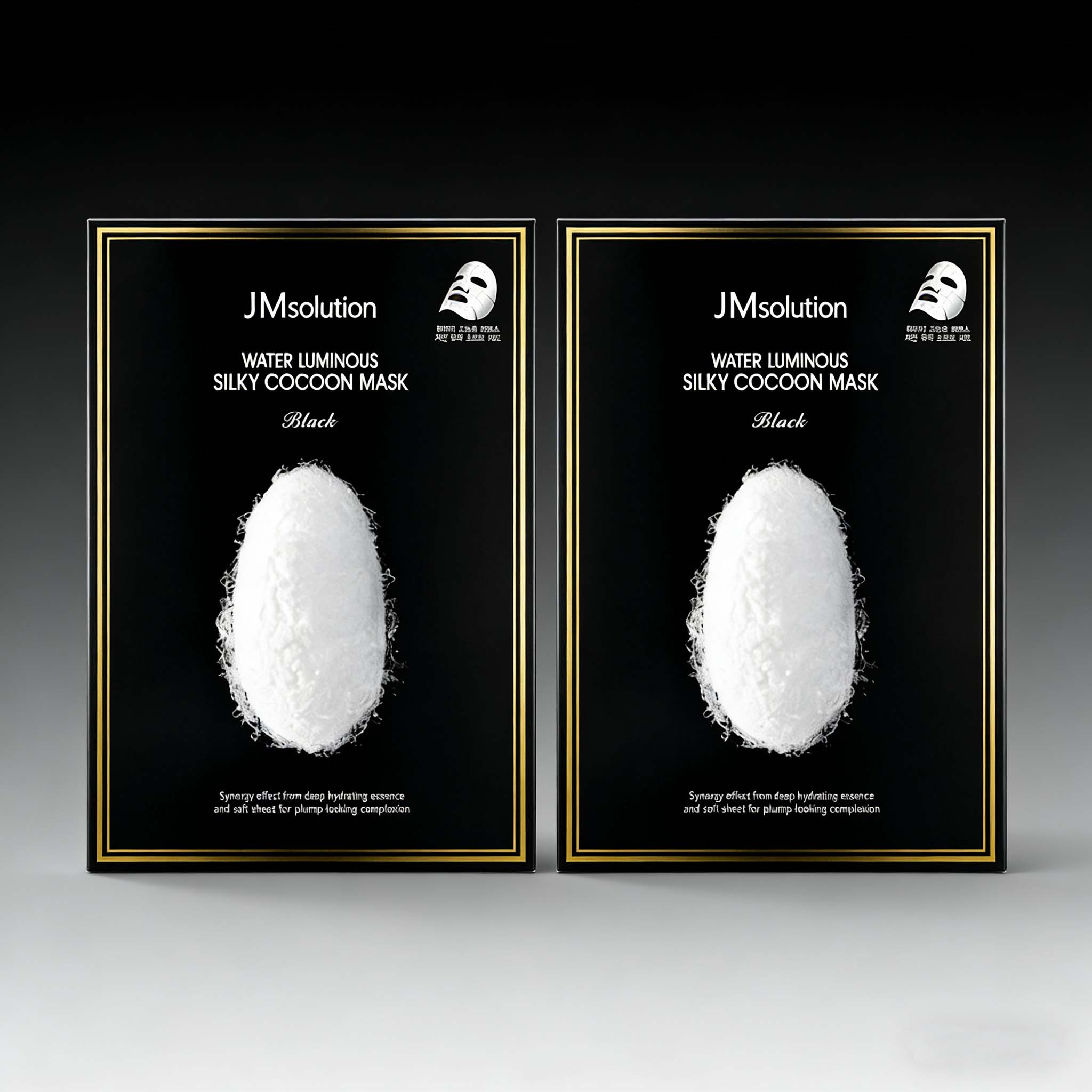 JM Solution Water Luminous Silky Cocoon Mask 10pcs/box (2 packs)