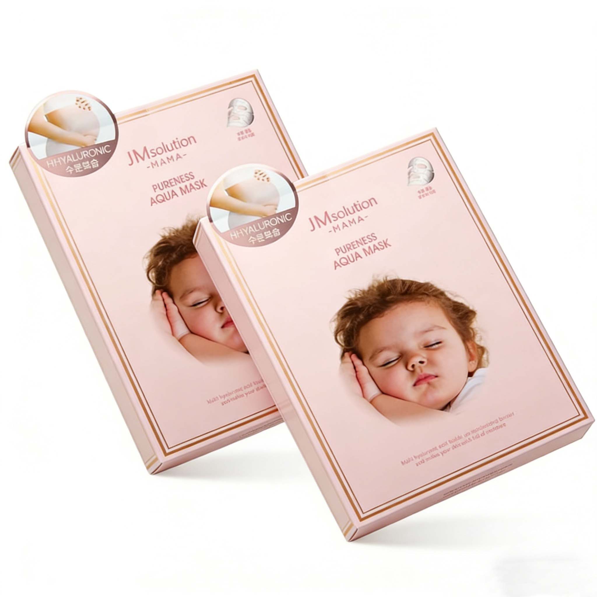 JMsolution MAMA PURENESS AQUA MASK -10pcs (2 packs)