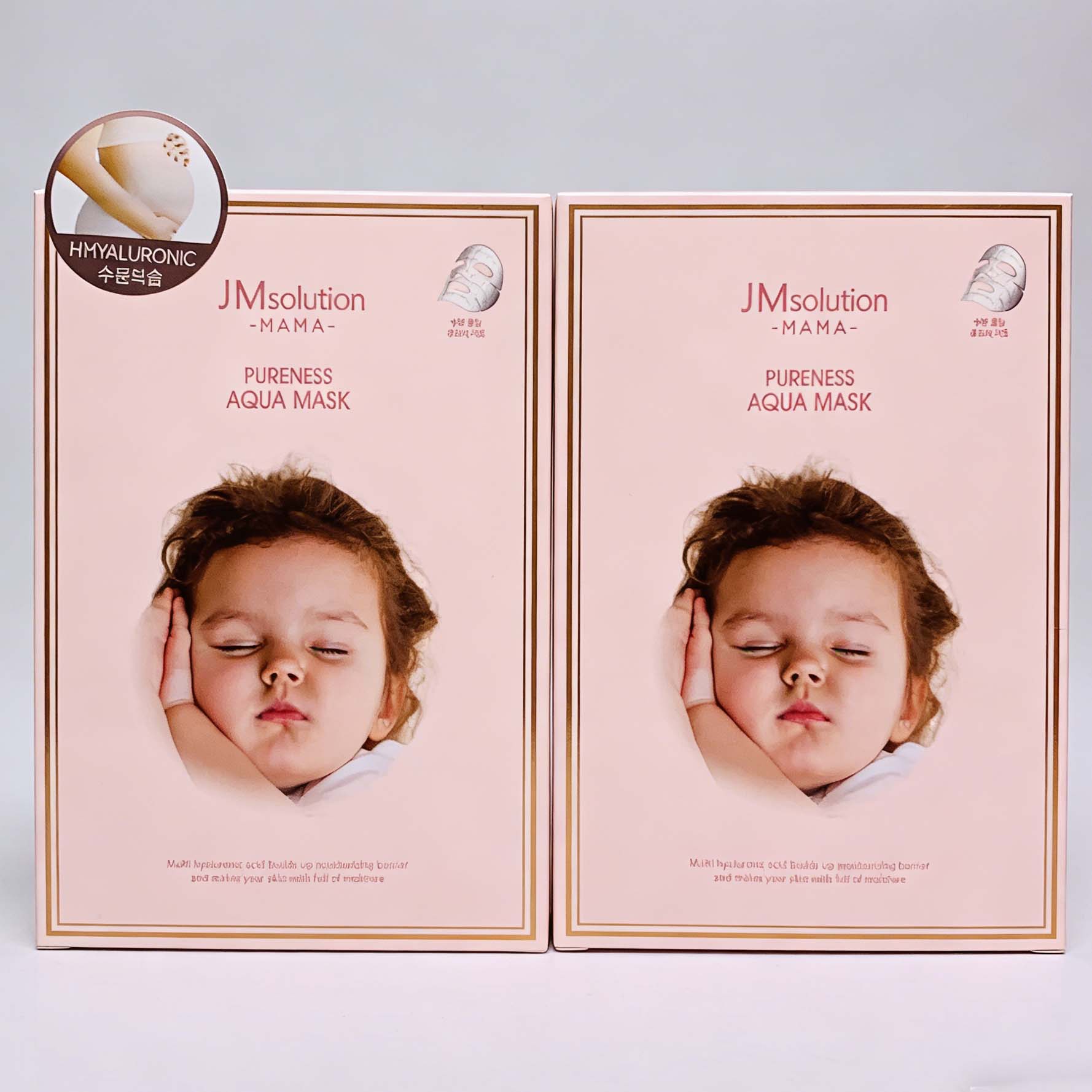 JMsolution MAMA PURENESS AQUA MASK -10pcs (2 packs)