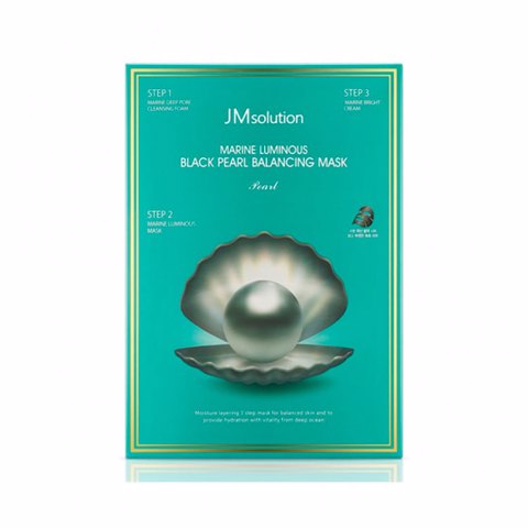 JM Solution Marine Luminous Black Pearl Balancing Mask Plus 10psc