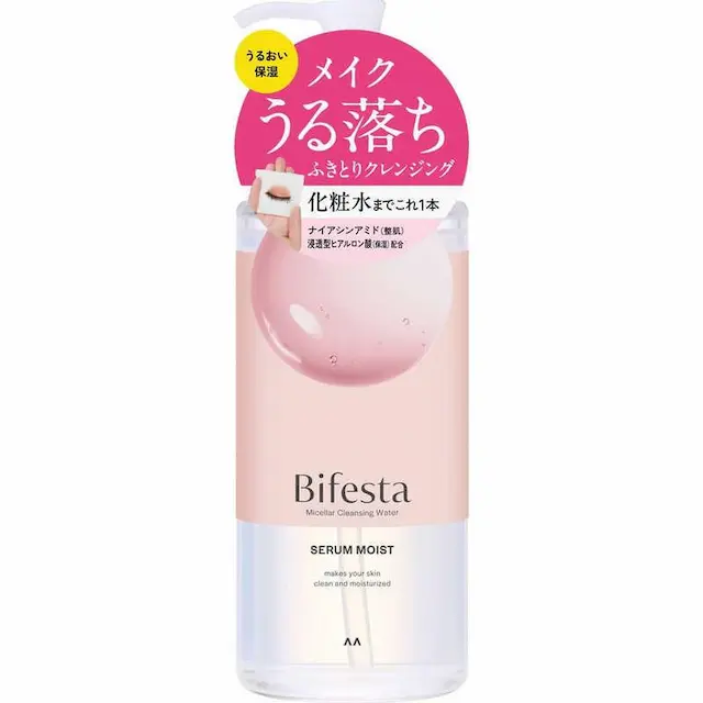 Mandom - Bifesta Mandan Quick Cleansing Water (Moisturizing) 400ml (Pink)