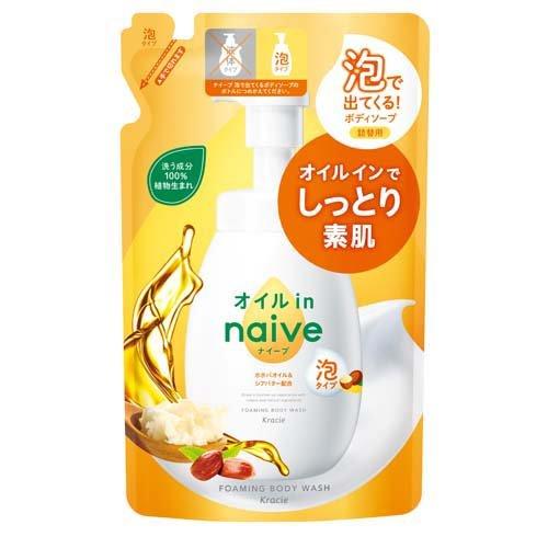 Naive Foaming Body Soap Oil-in Refill (480ml)