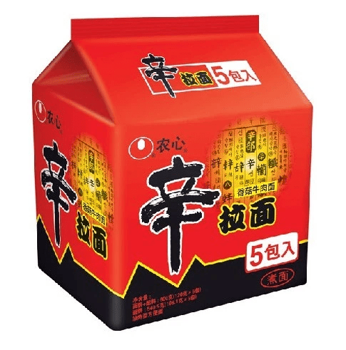 NONGSHIM Shin Ramyun(Multi) 120G*5（8 Bags）
