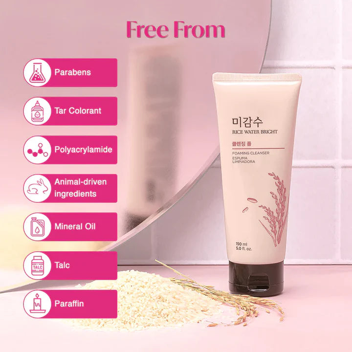 The Face Shop Rice Water Bright Foaming Cleanser - 150ml