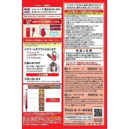 Hoyu Cielo Hair Color EX Cream 4 (Light Brown)40g+40g