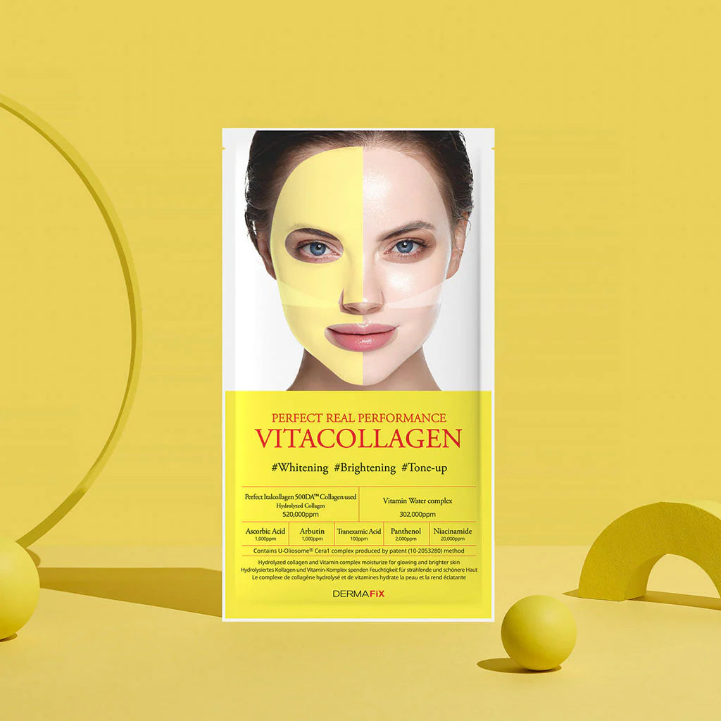 DERMAFIX Collagen Mask Whitening & Spot Fading 1-Pack