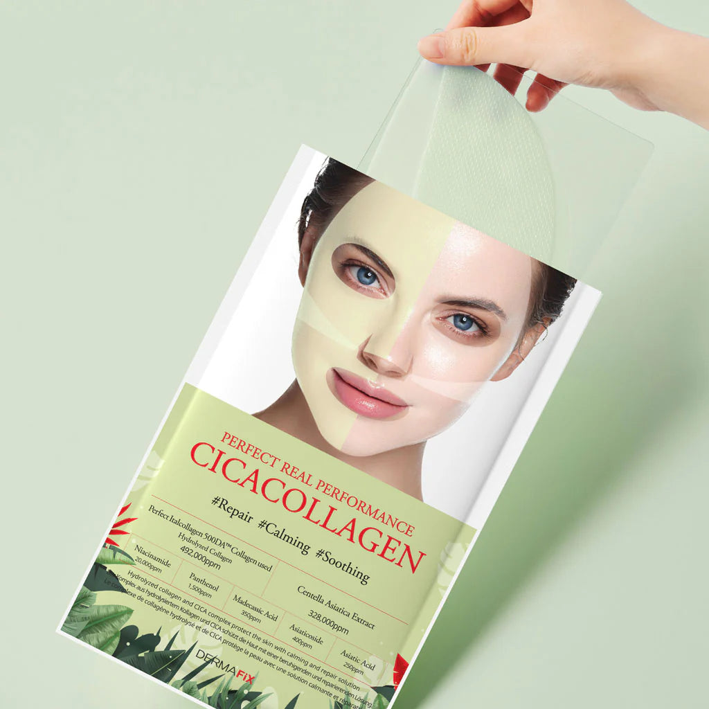 DERMAFIX Collagen Mask Centella Asiatica,1 Piece