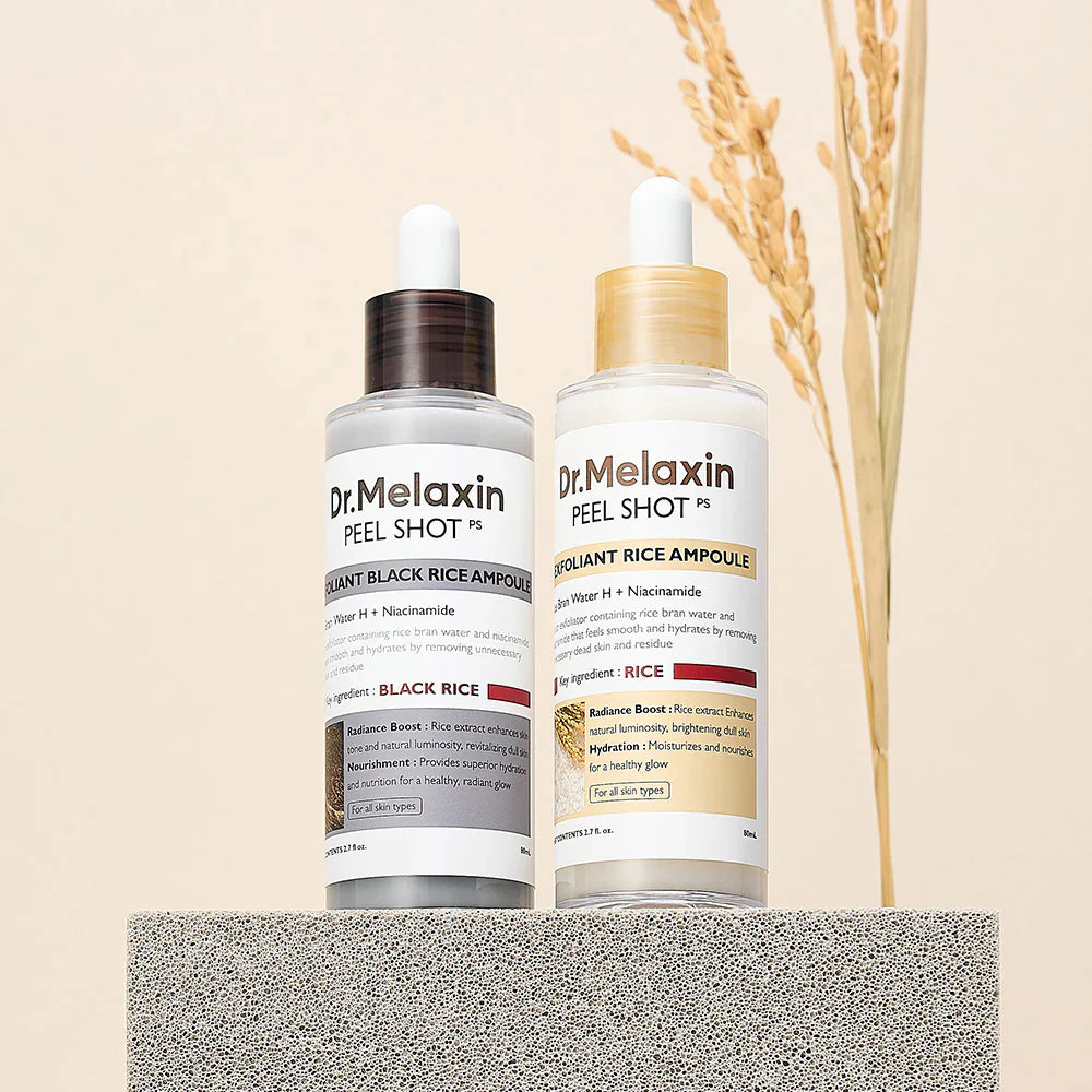 Dr.Melaxin Peel Shot Exfoliating Black Rice Ampoule 80ml