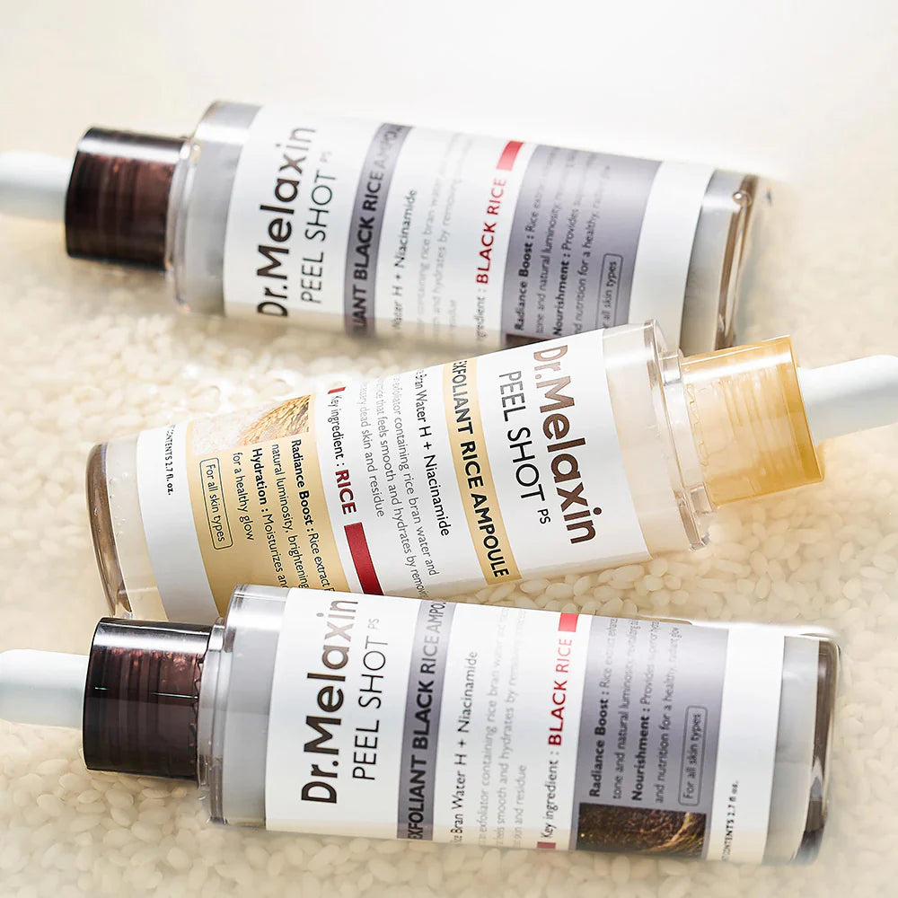 Dr.Melaxin Peel Shot Exfoliating Black Rice Ampoule 80ml