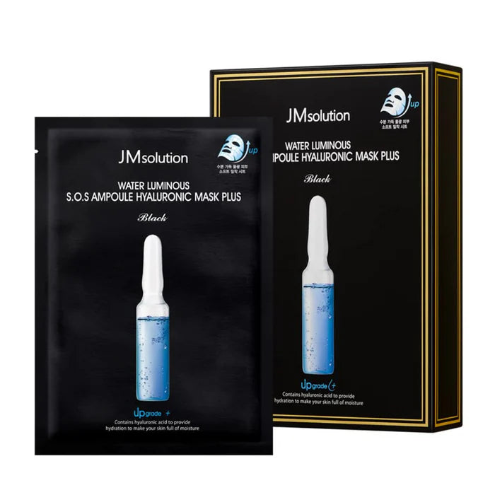 JM Solution Water Luminous SOS Ampoule Hyaluronic Mask 10 pcs