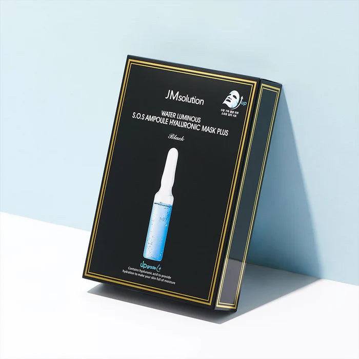 JM Solution Water Luminous SOS Ampoule Hyaluronic Mask 10 pcs