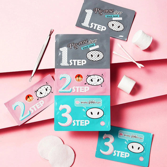 HOLIKA HOLIKA - Pig Clear Black Head 3-Step Kit