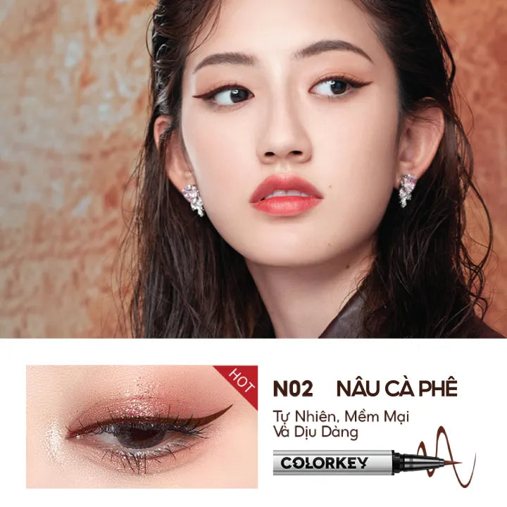 COLORKEY Floating Color Liquid Eyeliner N02 Brown