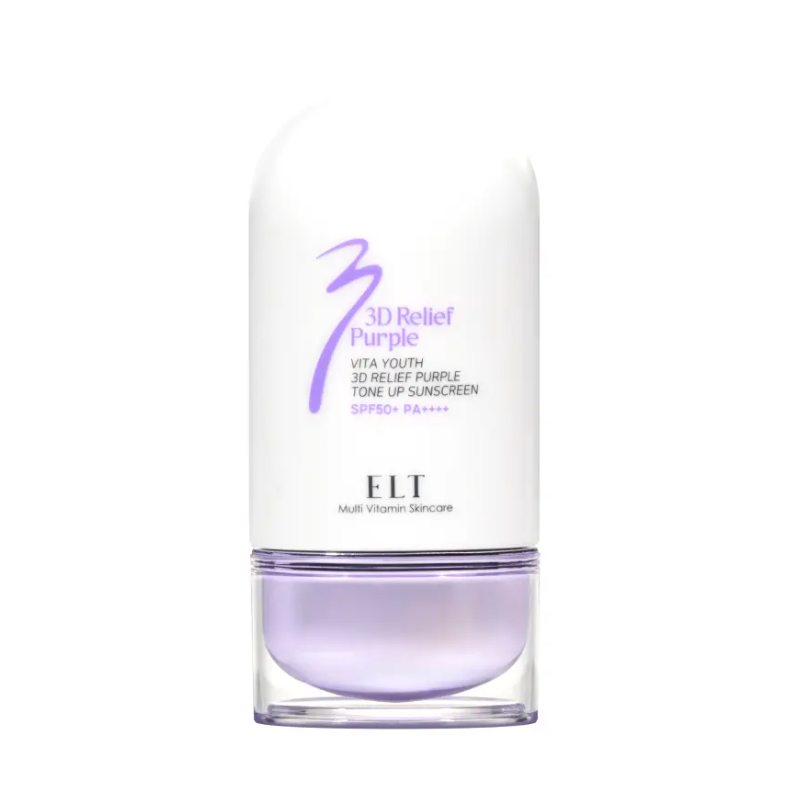 ELT Vita Youth 3D Relief Purple Tone Up Sunscreen 50ml (2 pack)