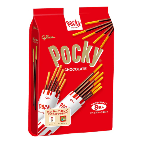 Glico Pocky Chocolate 8 Bags X 6 Boxes